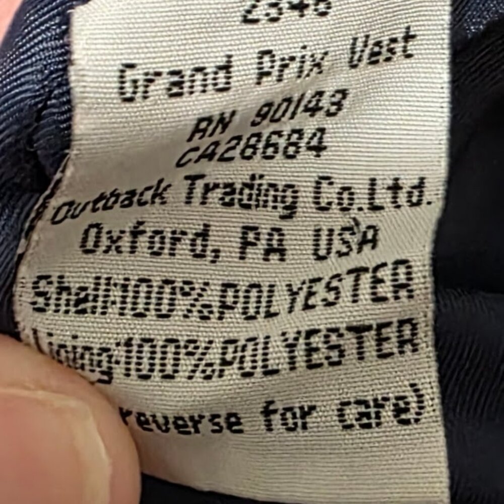 GRAND PRIX VEST - Picture 2 of 2